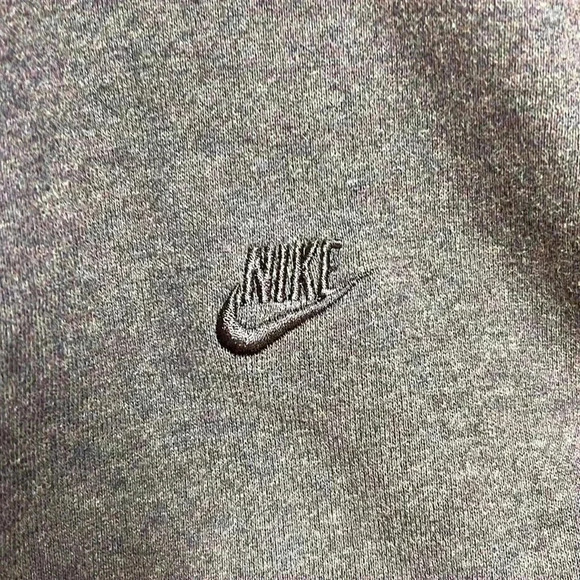 VINTAGE Nike Mens Jacket Full Zip Sweatshirt Fleece Sweater Adult Brown Size L - Picture 3 of 6